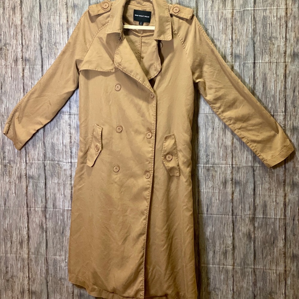 Who what wear Tan trench